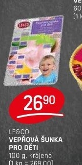 Šunka dětská vepřová LE&amp