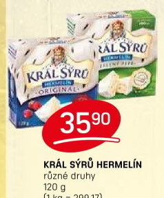 Sýr Hermelín Král sýrů