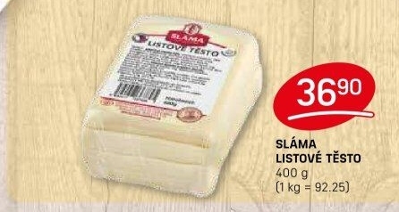 Těsto listové Sláma
