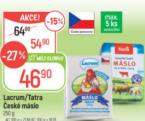 Máslo Tatra