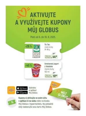 akční leták Globus 13.8.2025-19.8.2025