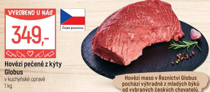 Hovězí pečeně z kýty Globus