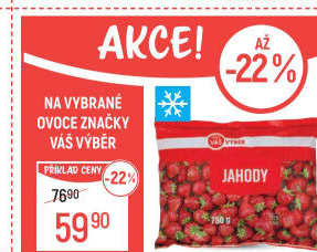 Jahody mražené Váš Výběr