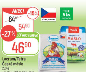 Máslo Tatra