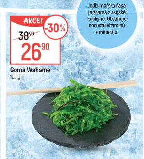 Mořské řasy Goma Wakame