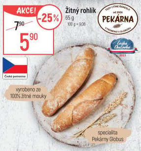 Žitný rohlík