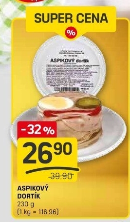 Aspikový dort