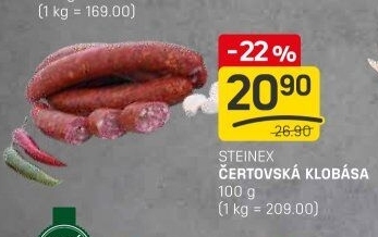 Čertovská klobása Steinex