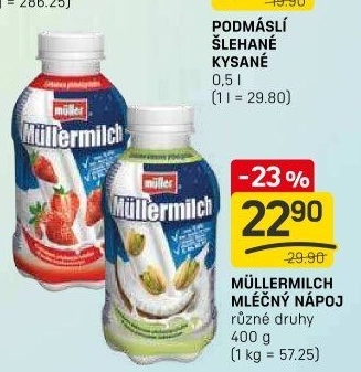 Nápoj mléčný Müllermilch Müller