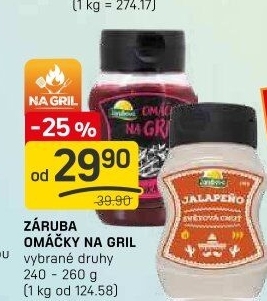 Omáčka na gril Zárubova