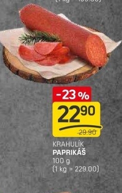 Salám Paprikáš Krahulík