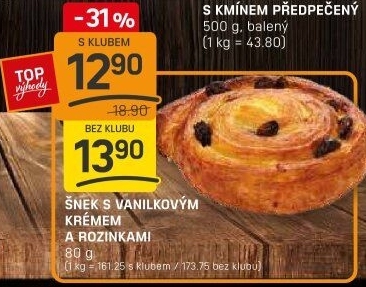 Šnek s náplní