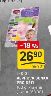 Šunka dětská vepřová LE&amp