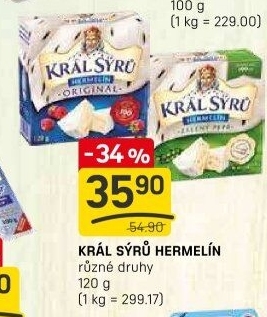 Sýr Hermelín Král sýrů