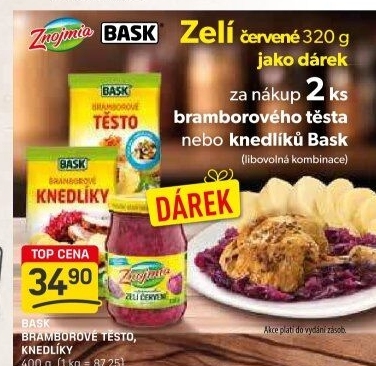 Těsto bramborové v prášku Bask