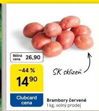 Brambory červené