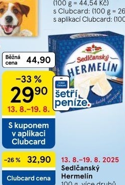Sýr Hermelín Sedlčanský