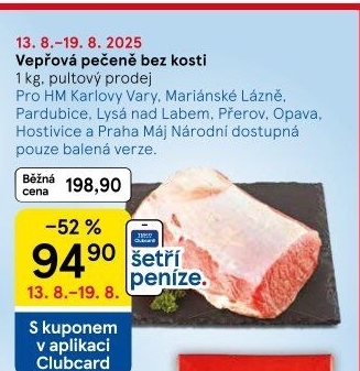 Vepřová pečeně bez kosti