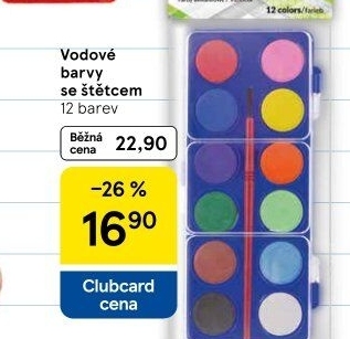 Vodové barvy