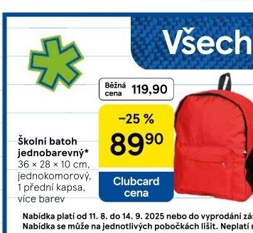 Školní batoh