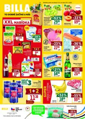 akční leták BILLA 13.8.2025-19.8.2025