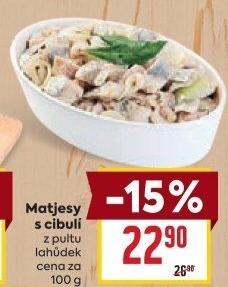 Matjesy s cibulí