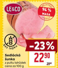 Šunka sedlácká Le&amp