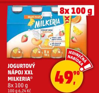 Jogurtový nápoj Milkeria