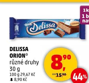 Oplatky celomáčené Delissa Orion