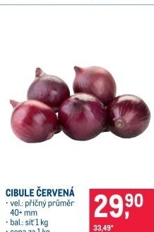 Cibule červená