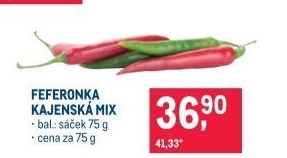 Feferonka Kajenská