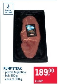 Hovězí steak Rump