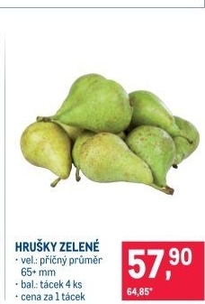 Hrušky zelené
