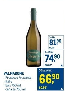 Prosecco Frizzante Valmarone