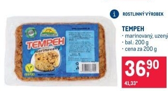 Tempeh marinovaný Soja Produkt