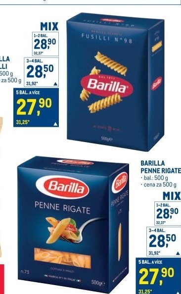 Těstoviny Barilla