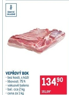 Vepřový bok bez kosti