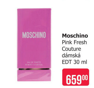 Toaletní voda dámská Pink Fresch Couture Moschino