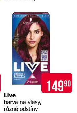 Barva na vlasy Live Colour Schwarzkopf