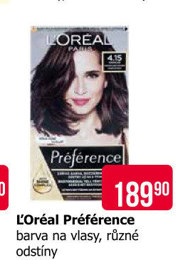 Barva na vlasy Préférence L'