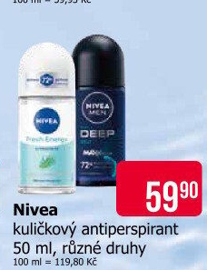 Deodorant kuličkový roll-on Nivea