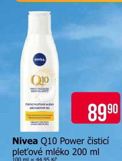 Mléko pleťové čisticí proti vráskám Q10 Nivea