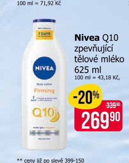 Mléko tělové Q10 Nivea