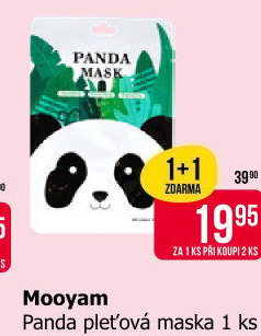 Pleťová maska textilní Mooyam