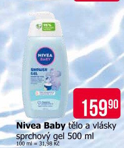 Šampon dětský na tělo a vlásky Nivea Baby