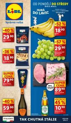 akční leták Lidl 18.8.2025-20.8.2025