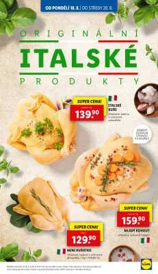 akční leták Lidl 18.8.2025-20.8.2025