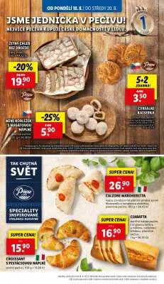 akční leták Lidl 18.8.2025-20.8.2025