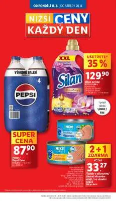 akční leták Lidl 18.8.2025-20.8.2025