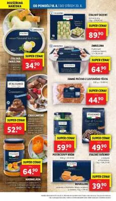 akční leták Lidl 18.8.2025-20.8.2025